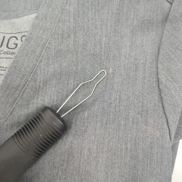 FIGS Scrubs Set Size Small Top Pants Charcoal Grey Technical Collection READ - Picture 5 of 13